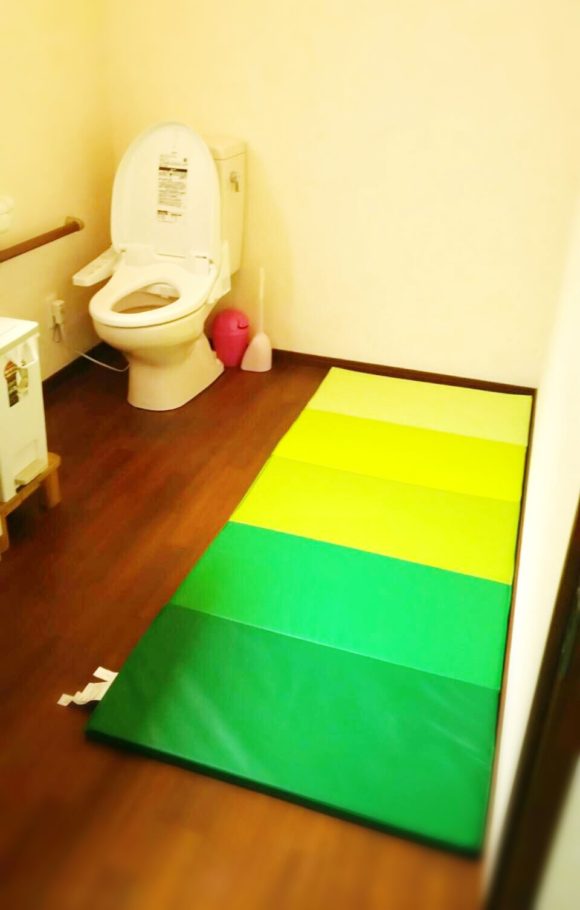 いちごいちえの広々トイレ