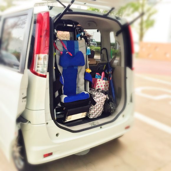 バギーを車に載せて