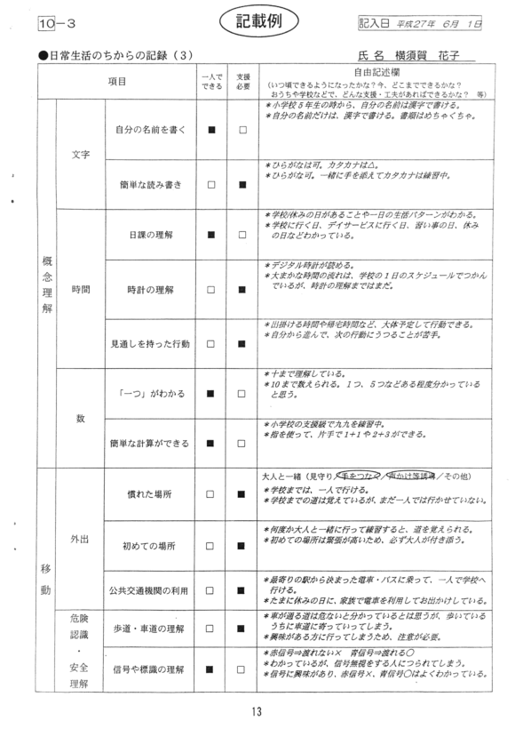 サポートブック13