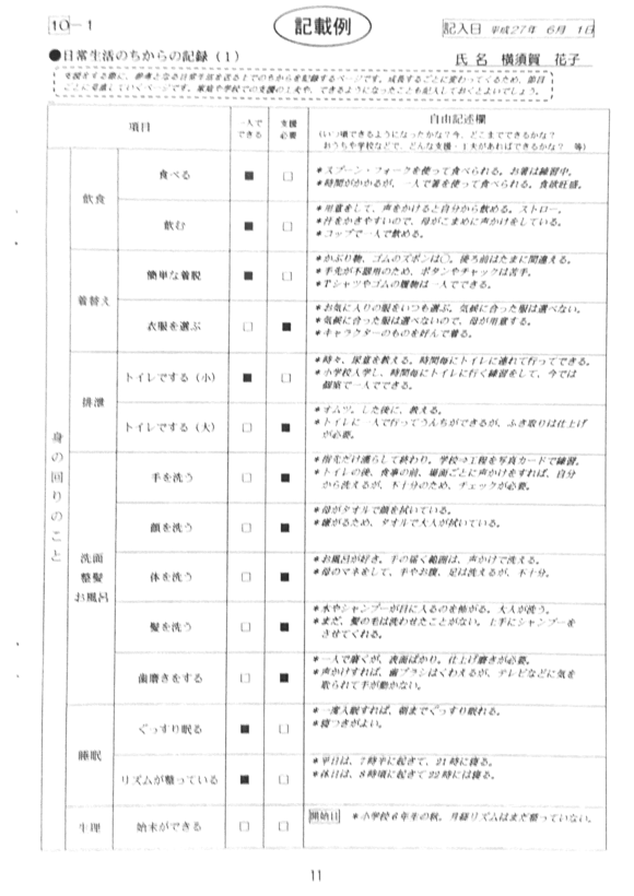 サポートブック11