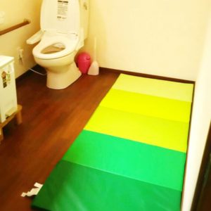 いちごいちえの広々トイレ