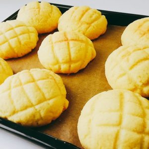 いちごいちえのおやつ、時には手作りメロンパンも！